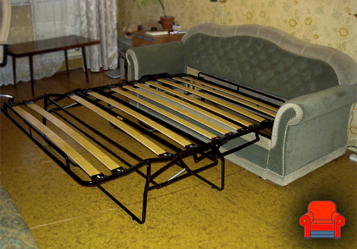 Американская раскладушка 2С латовая